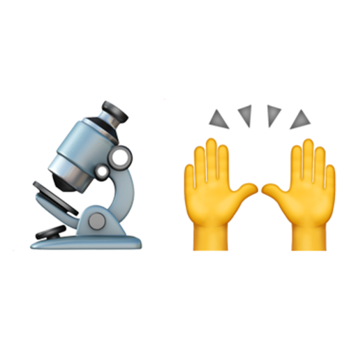 🔬🙌 Emoji Domain iOS rendering